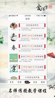 视频练字成人软件有哪些,轻松提升书写技能的利器